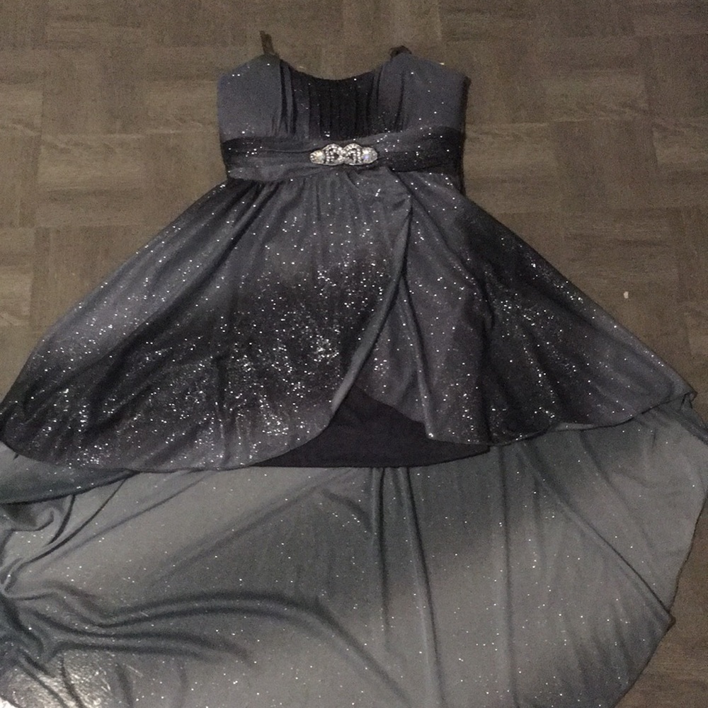 Grey sparkle dress